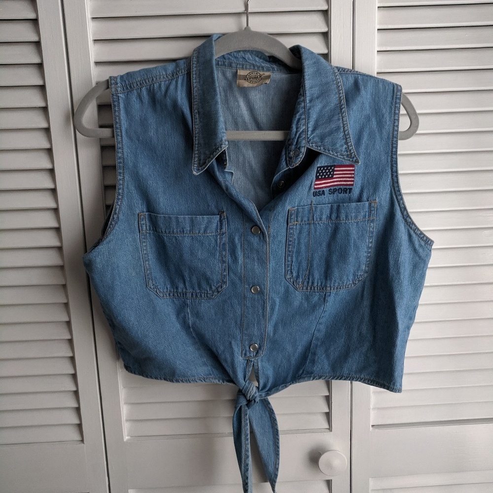 Vintage crop top